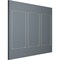 Ekena Millwork 31-in. W x 62-in. H Bradford Leaf Panel Moulding Kit Triple Panel PMLKBR31X62C - alternate 9